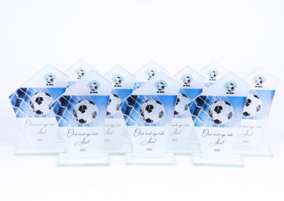 klaasmeened glass trophy